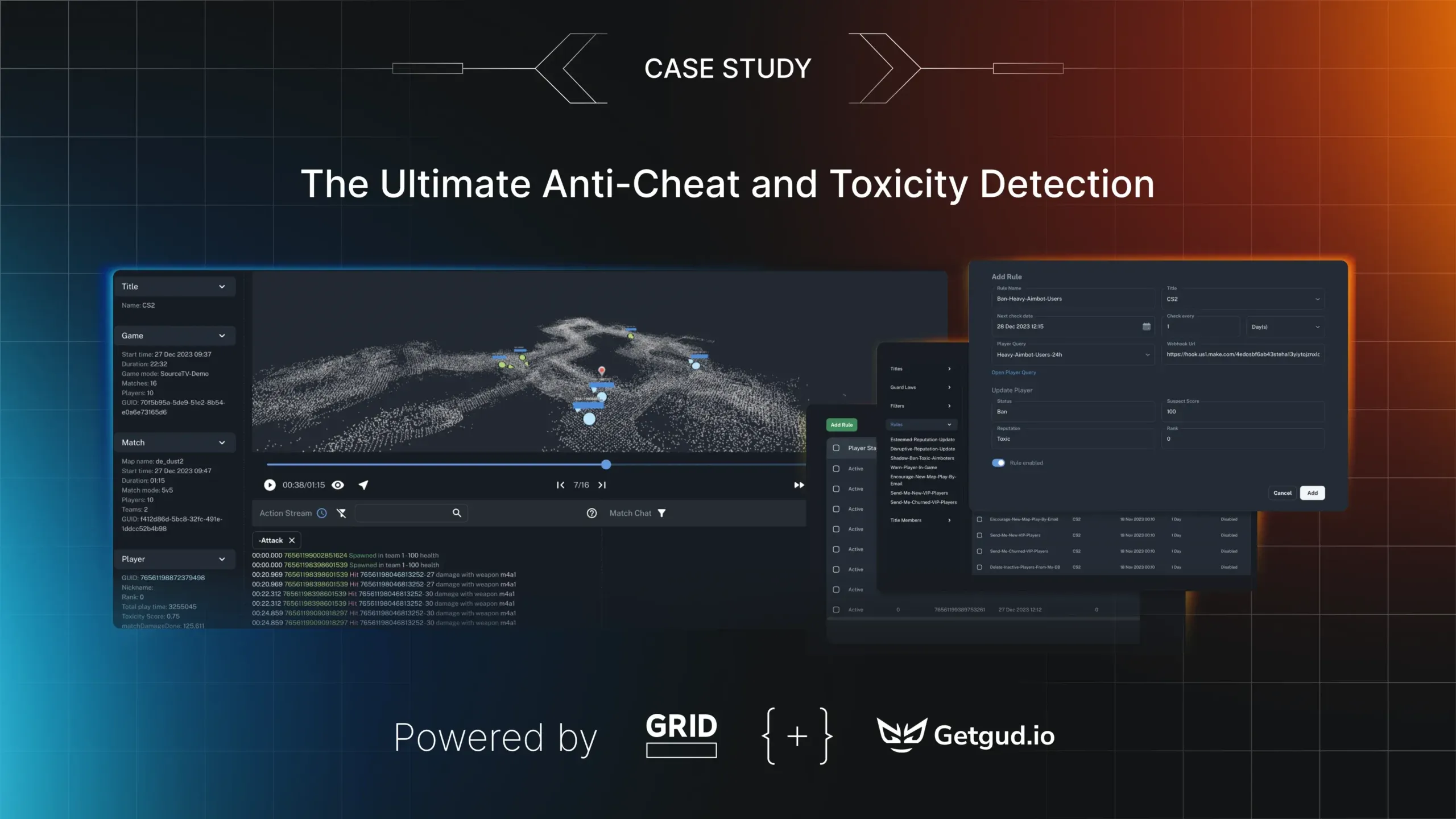 The Ultimate Anti-Cheat and Toxicity Detection Powered by Getgud.io & GRID